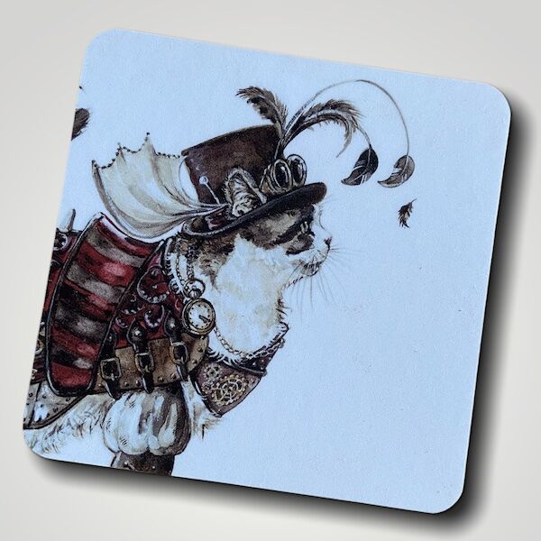 Banksy, Puzzlewood's Cat Coaster