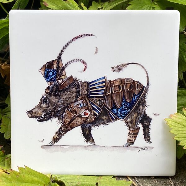 Isambard Hogwart Ceramic Coaster