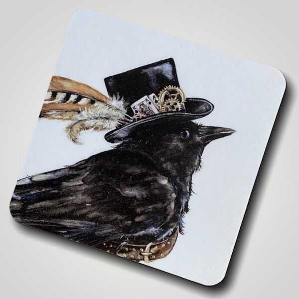 Mr Jack Daw Coaster