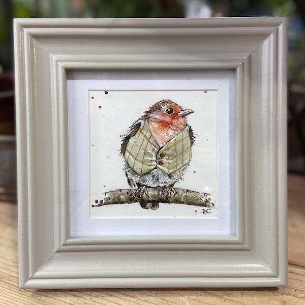 Little Puddles Robin in Tweed