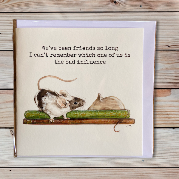 Bramble Mouse Friends Card