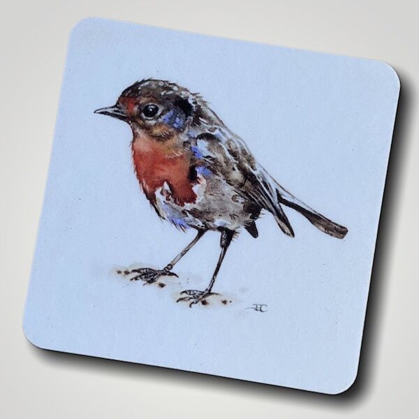 Early Bird Robin Coaster