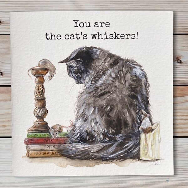 Cat's Whiskers card