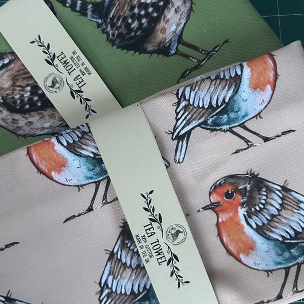 Two Tea Towels - Rufus Stone and Jenny Green