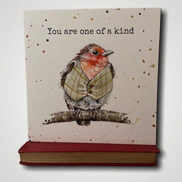 Robin in Tweed Card
