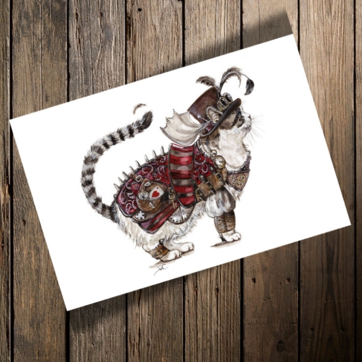 Banksy, Puzzlewoods' Cat, Limited Edition Print