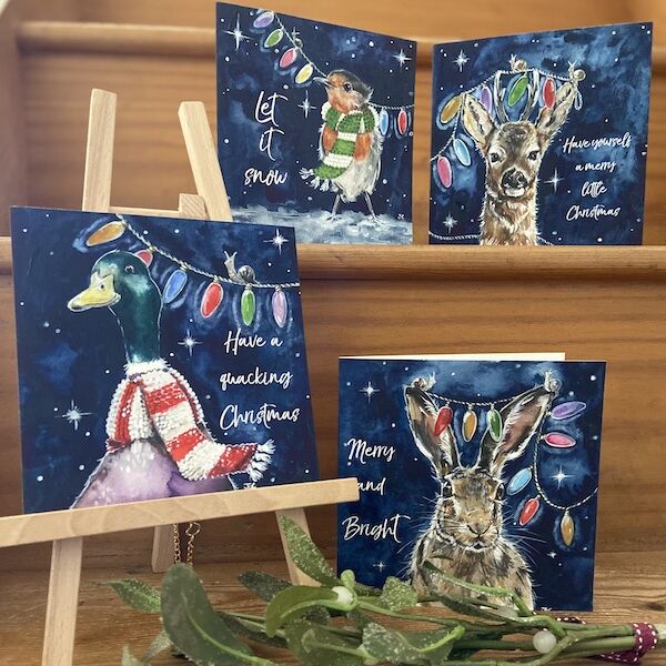* Pre order *Indigo Skies Four Card Christmas Collection