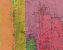 Abstract Orange Yellow Magenta Collage