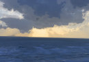 Storm clouds Birling Gap East Sussex