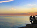Sunset at Birling Gap