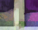 Black Chiffon Curtains, Pink &Green.