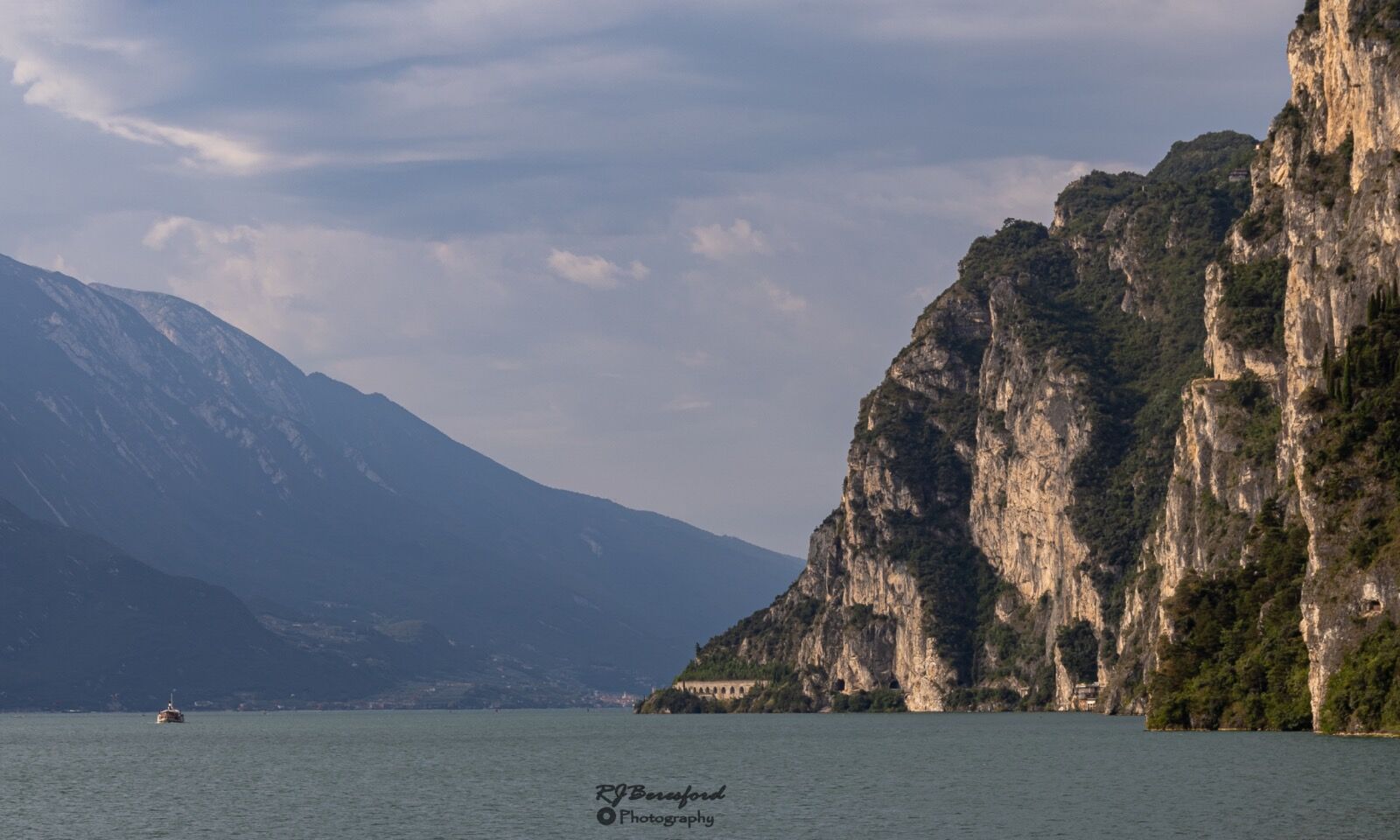 Boat on Lake Garda