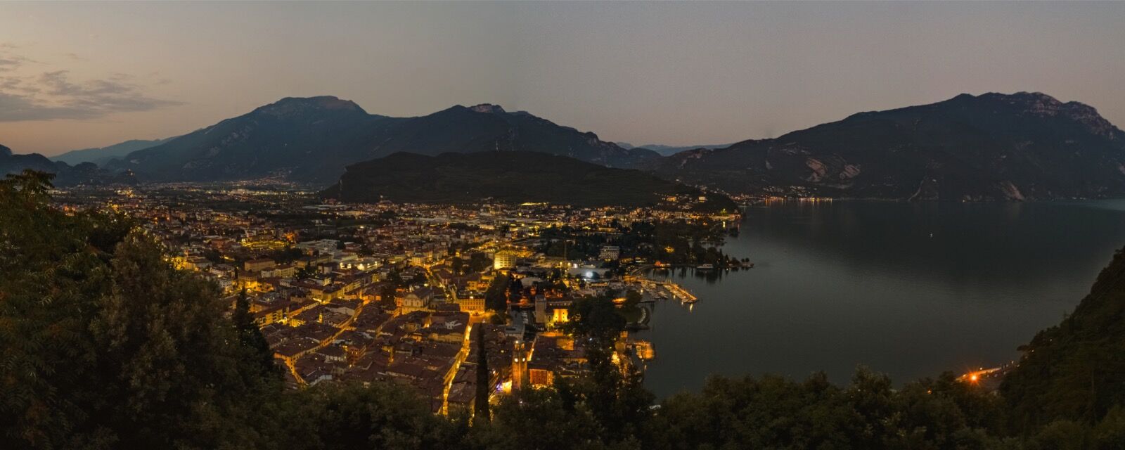 Dusk Over Lake Garda
