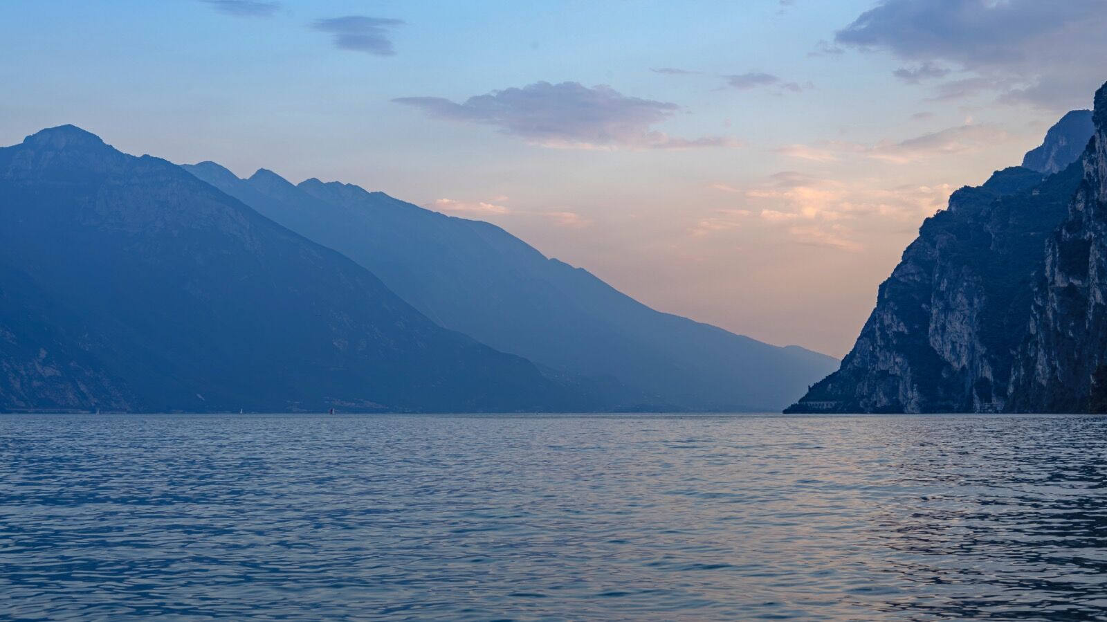 Last light Over Lake Garda