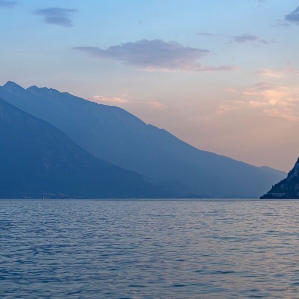 Last light Over Lake Garda