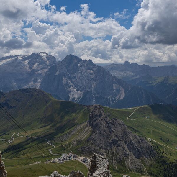 Looking Over the Dolomites