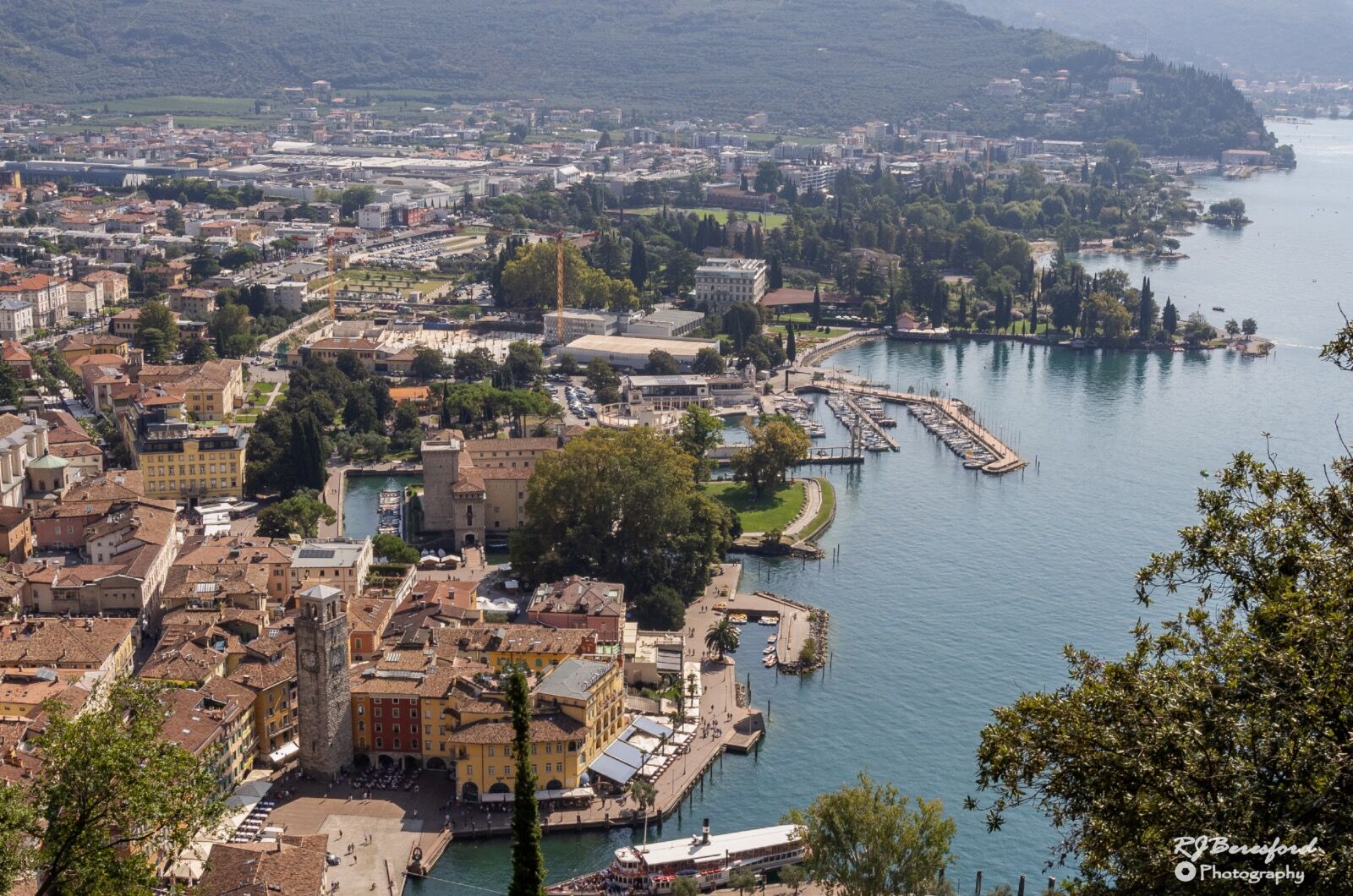 Overlooking Riva del Garda