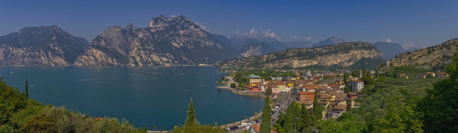 Overlooking Torbole & Lake Garda