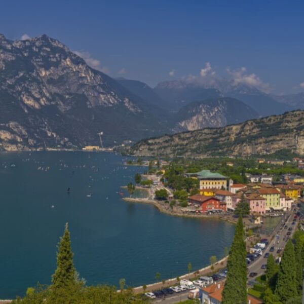 Overlooking Torbole & Lake Garda