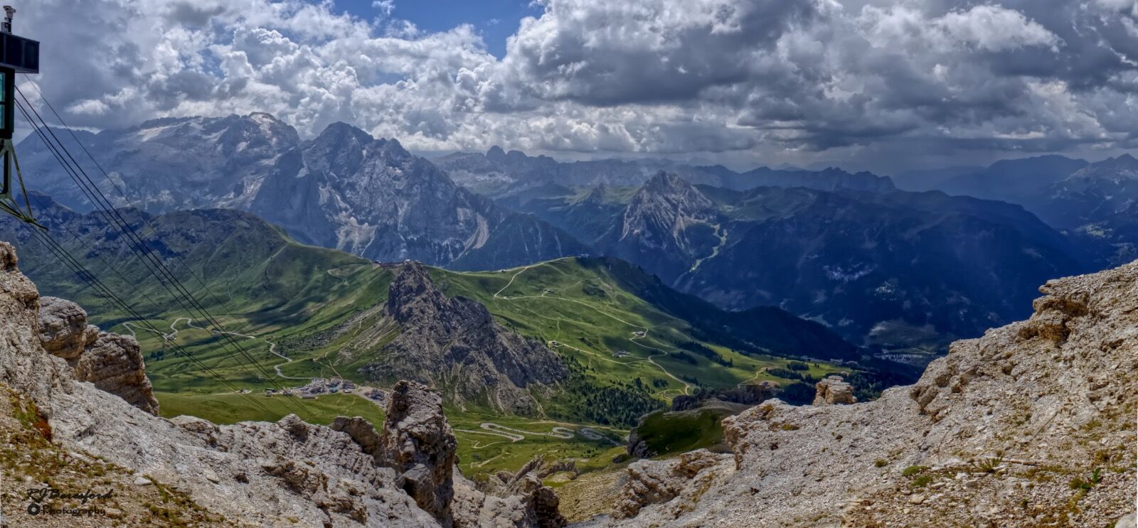 Sass Pordoi Summit View