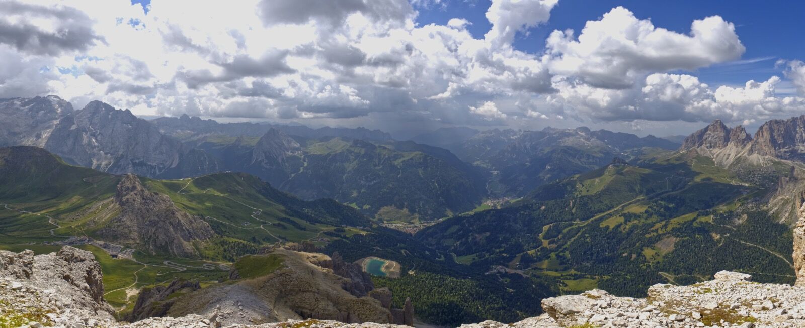 View Across the Dolomites
