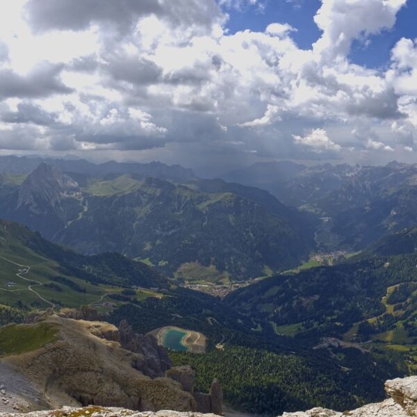 View Across the Dolomites