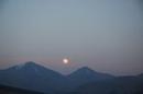 Moonrise, Ben More, Stob Binnean.