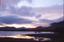 Evening light, clouds, Loch Tulla.