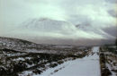 Ben Dorain from West Highland Way, winter.
