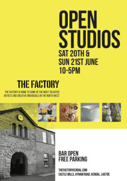 OPEN STUDIOS @ THE FACTORY 20 - 21 JUNE