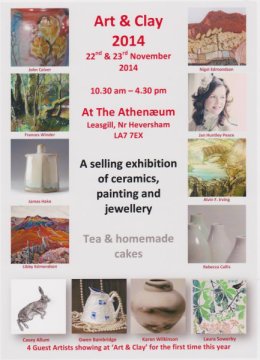 Art & Clay 2014
22nd & 23rd November