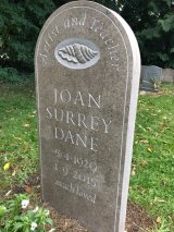 Headstone in Purbeck Thornback Limestone