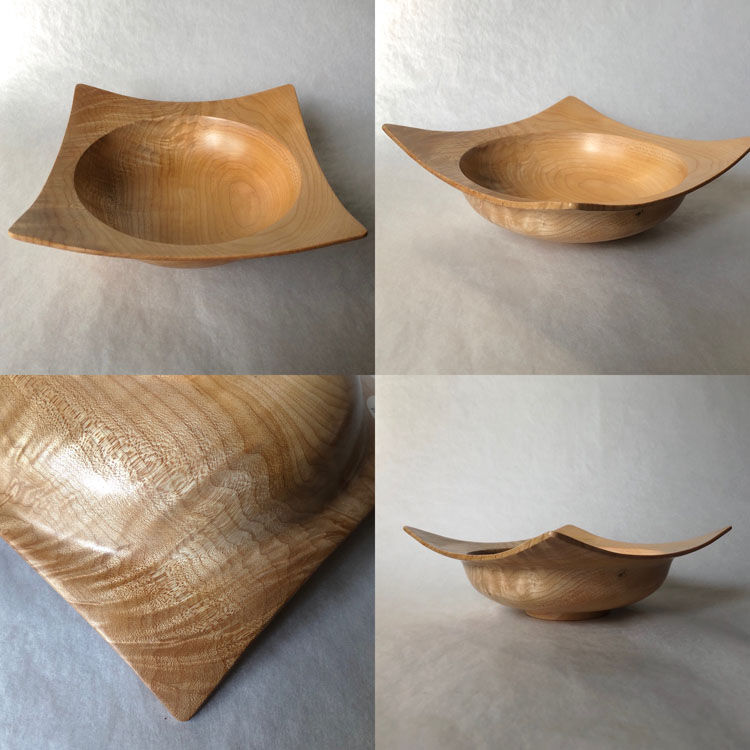 18-408 WingedBowl QuiltedMaple