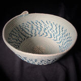 SOLD. 19-030 Sam Basket BluThrd