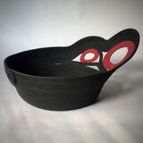 SOLD 19-092 Sam Basket BlkRd-oO