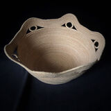 SOLD. 19-208 SamBasketTeaDye