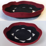 SOLD. 19-606 SamBasketRedBlack