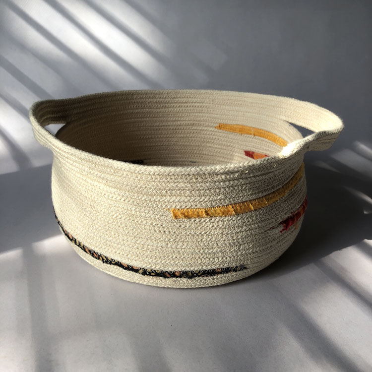 SOLD. 19-643 Sam Basket .WhtYelRed