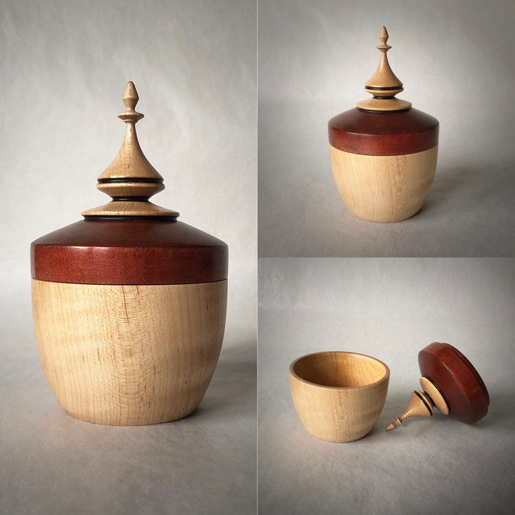 20-141 SOLD! spiritBox mple/DrkCchnea