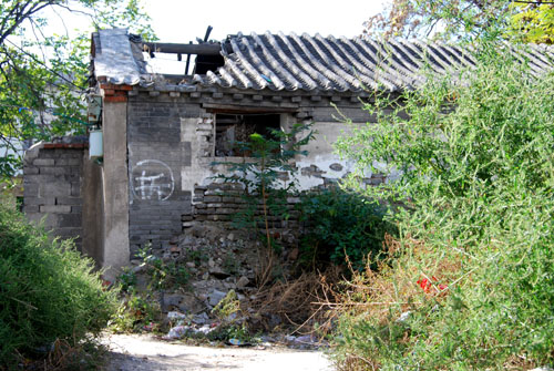 Hutong condemned