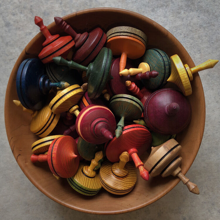 21-05 Spinning tops 5 for $55