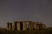 Jupiter and Saturn over Stonehenge