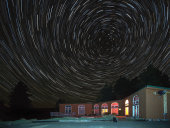 Star trails, Oregon