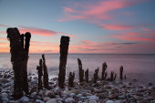 Failed groynes, Porlock Weir