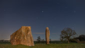 Avebury by moonlight