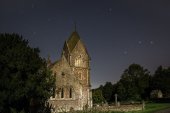 Bowden Hill Church by moonlight