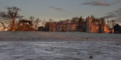 Lacock Abbey at dawn