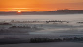 Sunrise over Vale of Pewsey