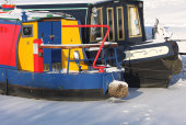 Canal boats, Honey Street