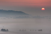 Sunrise, Vale of Pewsey, Wiltshire